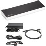 StarTech.com 4K USB-C Dock Triple UHD 4K Monitor Docking Station 60W Power Delivery