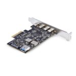 StarTech.com 5-Port USB PCIe Card 4x USB-C 1x USB-A 10Gbps Windows/macOS/Linux