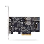 StarTech.com 5-Port USB PCIe Card 4x USB-C 1x USB-A 10Gbps Windows/macOS/Linux