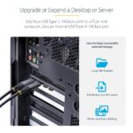 StarTech.com 5-Port USB PCIe Card 4x USB-C 1x USB-A 10Gbps Windows/macOS/Linux
