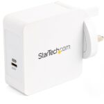 StarTech.com 60W USB-C PD Wall Charger with 2m USB-C Cable - White