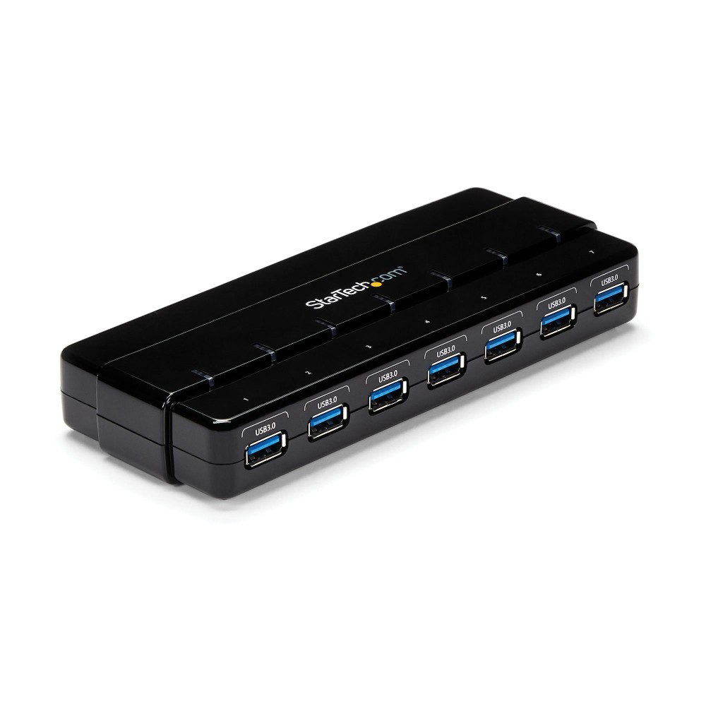 StarTech.com 7-Port USB 3.2 Gen 1 Hub - 5Gbps, Type-B Host, 7x Type-A Ports, Black StarTech.com 7-Port USB 3.2 Gen 1 Hub - 5Gbps, Type-B Host, 7x Type-A Ports, Black