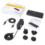 StarTech.com 7-Port USB 3.2 Gen 1 Hub - 5Gbps, Type-B Host, 7x Type-A Ports, Black