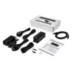 StarTech.com 7-Port USB 3.2 Gen 1 Hub with Power Adapter - Metal Industrial, Black