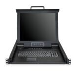StarTech.com 8 Port Rackmount KVM Console with 17" 1280x1024 LCD Monitor - Black