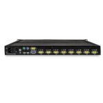 StarTech.com 8 Port Rackmount KVM Console with 17" 1280x1024 LCD Monitor - Black