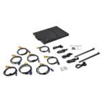 StarTech.com 8 Port Rackmount KVM Console with 17" 1280x1024 LCD Monitor - Black