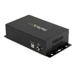 StarTech.com 8 Port USB to RS232 Serial Adapter Hub - Industrial DIN Rail & Wall Mountable - Black