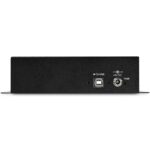 StarTech.com 8 Port USB to RS232 Serial Adapter Hub - Industrial DIN Rail & Wall Mountable - Black