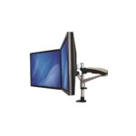 StarTech.com ARMDUAL30 Dual Monitor Arm, Full Motion, up to 30" Displays, 18kg Capacity, Black/Silver