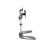 StarTech.com ARMDUALSS Dual Monitor Stand for 2x up to 32" (8kg) Displays, Height Adjustable, Black/Silver