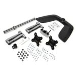 StarTech.com ARMDUALSS Dual Monitor Stand for 2x up to 32" (8kg) Displays, Height Adjustable, Black/Silver