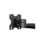 StarTech.com Articulating Dual Monitor Arm for 12-24" Displays, Desk Clamp, 13.6kg, Black