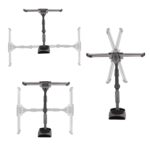 StarTech.com Articulating TV Wall Mount, 26" to 65" VESA, 45kg, 180° Swivel, Black/Silver
