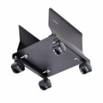 StarTech.com Computer Tower Cart, Mobile CPU Caddy, 21kg, Adjustable 132-220mm, Black