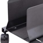 StarTech.com Computer Tower Cart, Mobile CPU Caddy, 21kg, Adjustable 132-220mm, Black