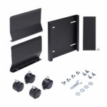 StarTech.com Computer Tower Cart, Mobile CPU Caddy, 21kg, Adjustable 132-220mm, Black