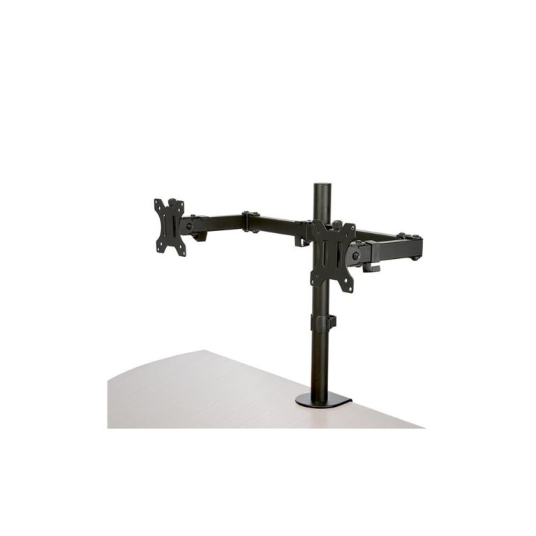 StarTech.com Desk Mount Dual Monitor Arm for up to 32" Displays - Clamp/Grommet - Black