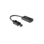 StarTech.com DisplayPort 1.4 to HDMI 2.0b Active Adapter 4K 60Hz HDR Black 0.122m
