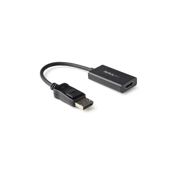 StarTech.com DisplayPort 1.4 to HDMI 2.0b Active Adapter 4K 60Hz HDR Black 0.122m