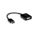 StarTech.com DP2VGA3 DisplayPort 1.2 to VGA Active Adapter 0.1m Black