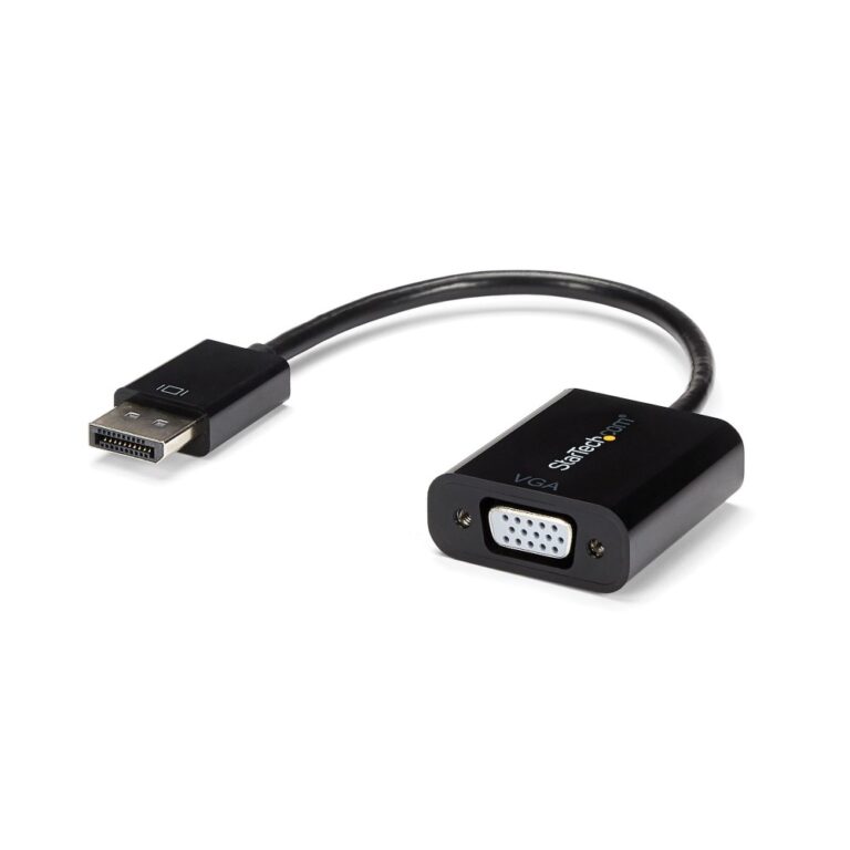 StarTech.com DP2VGA3 DisplayPort 1.2 to VGA Active Adapter 0.1m Black