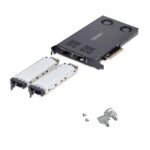 StarTech.com Dual-Bay M.2 NVMe SSD to PCIe x8 Mobile Rack, PCIe 4.0, Hot-Swap, Black