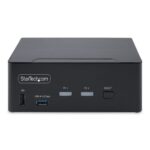 StarTech.com Dual DisplayPort 1.4 KVM Switch, 8K 60Hz 144Hz, 2x USB 10Gbps, 2 Port, Black