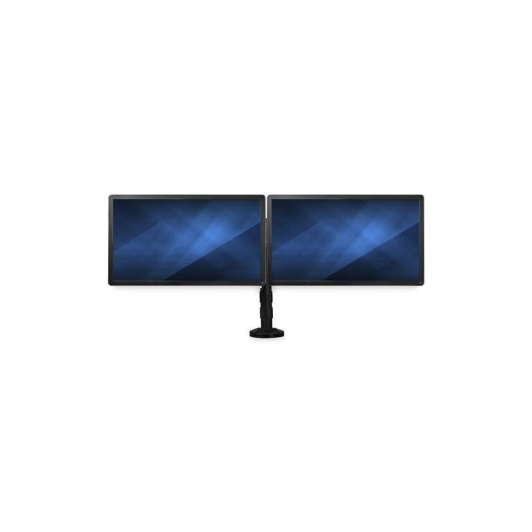 StarTech.com Dual Monitor Arm Desk Mount 13-27" Displays, 16kg, Black