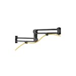 StarTech.com Dual Monitor Desk Mount Arm for up to 32" Displays - Clamp, 8kg Capacity, Black
