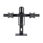 StarTech.com Dual Monitor Desk Stand for 17-27" Screens, VESA 75/100, 6kg per Display, Black