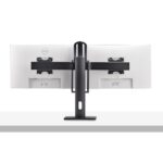StarTech.com Dual Monitor Desk Stand for 17-27" Screens, VESA 75/100, 6kg per Display, Black
