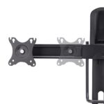 StarTech.com Dual Monitor Desk Stand for 17-27" Screens, VESA 75/100, 6kg per Display, Black