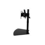 StarTech.com Dual Monitor Desk Stand for up to 24" (8kg) Displays, VESA 75x75-100x100mm, Black
