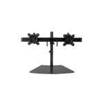 StarTech.com Dual Monitor Desk Stand for up to 24" (8kg) Displays, VESA 75x75-100x100mm, Black