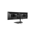 StarTech.com Dual Monitor Desk Stand for up to 24" (8kg) Displays, VESA 75x75-100x100mm, Black