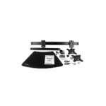 StarTech.com Dual Monitor Desk Stand for up to 24" (8kg) Displays, VESA 75x75-100x100mm, Black