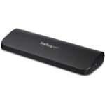StarTech.com Dual Monitor USB 3.0 Docking Station HDMI DVI VGA GbE Audio Black