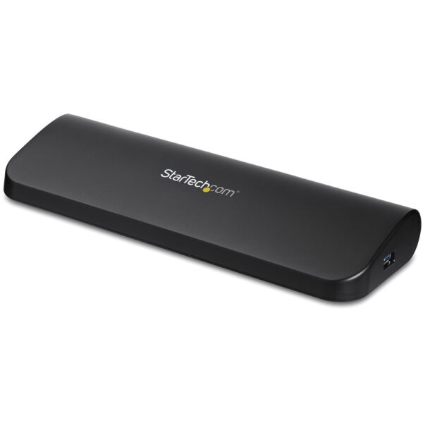 StarTech.com Dual Monitor USB 3.0 Docking Station HDMI DVI VGA GbE Audio Black