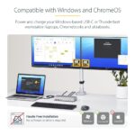 StarTech.com Dual-Monitor USB4 Docking Station, Dual 4K 120Hz or Single 8K 60Hz, 100W PD, 2.5GbE, Silver