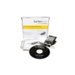 StarTech.com Dual Port Gigabit Ethernet Network Card Intel I350 PCIe x4 2000 Mbit/s Black
