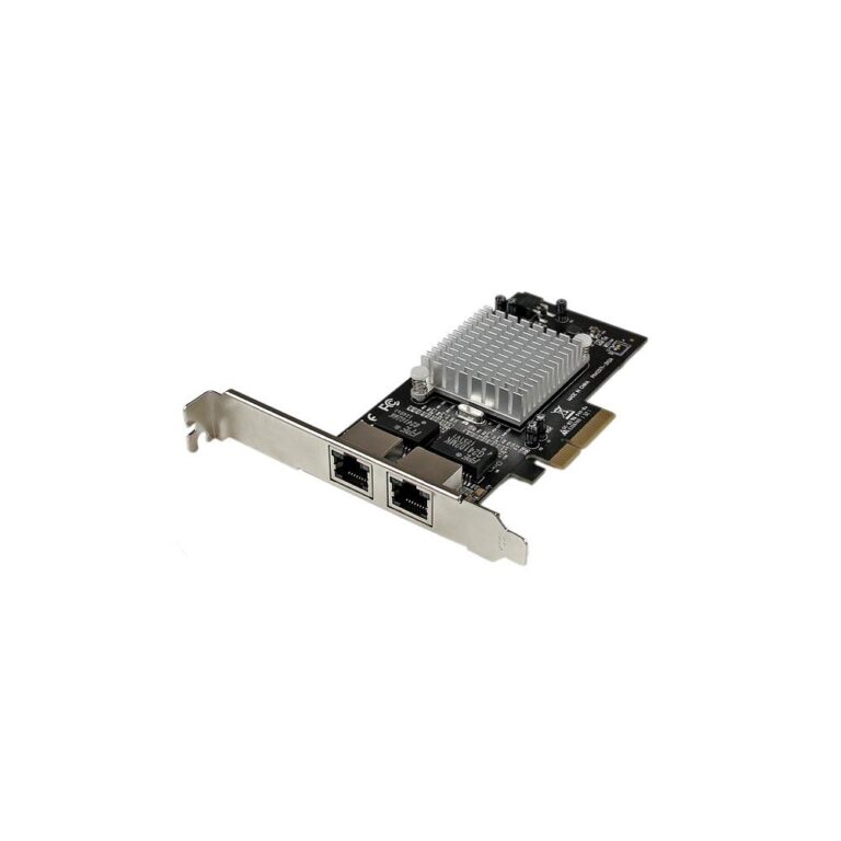 StarTech.com Dual Port Gigabit Ethernet Network Card Intel I350 PCIe x4 2000 Mbit/s Black