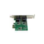 StarTech.com Dual Port Gigabit PCIe Network Adapter Card, 2x RJ-45, 2000 Mbit/s