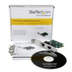StarTech.com Dual Port Gigabit PCIe Network Adapter Card, 2x RJ-45, 2000 Mbit/s