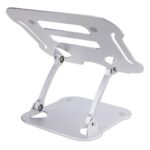 StarTech.com Ergonomic Laptop Stand Adjustable Height, Aluminium, Foldable, Supports 10kg, Silver