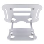 StarTech.com Ergonomic Laptop Stand Adjustable Height, Aluminium, Foldable, Supports 10kg, Silver