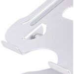 StarTech.com Ergonomic Laptop Stand Adjustable Height, Aluminium, Foldable, Supports 10kg, Silver