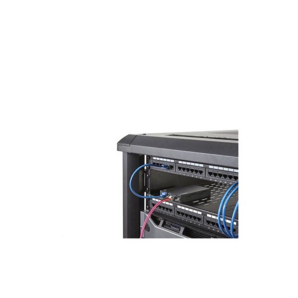StarTech.com ET91000SM10 Gigabit Ethernet Copper-to-Fiber Media Converter, SM LC, 10km