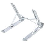 StarTech.com Foldable Laptop Riser Stand, Adjustable Aluminium, 10kg Capacity, Silver