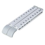 StarTech.com Foldable Laptop Riser Stand, Adjustable Aluminium, 10kg Capacity, Silver